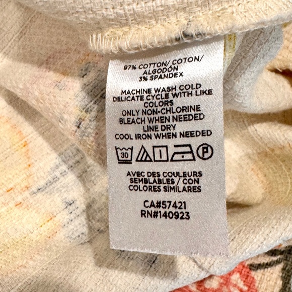 NWT Loft Outlet Lemon Print A-Line Above Knee Skirt, Size 10 - Picture 8 of 10